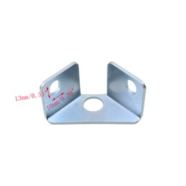 Mewutal 4pcs Right Angle Corner Brackets 1.57" Carbon Steel Shelf Brackets Triangle Corner Braces 1/8" Thick Shelf Support for Chair Desk Table Cabinet