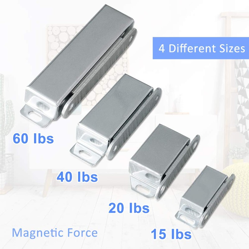 Strong Cabinet Magnets for Closure 60 lbs 3 Pack -