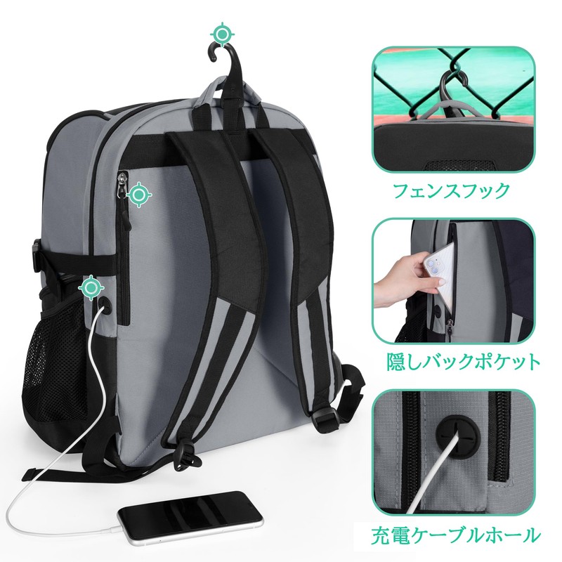 GOBUROS Basketball Backpack Basketball Bag Backpack Basketball Backpack Basketball/Soccer/Volleyball Backpack