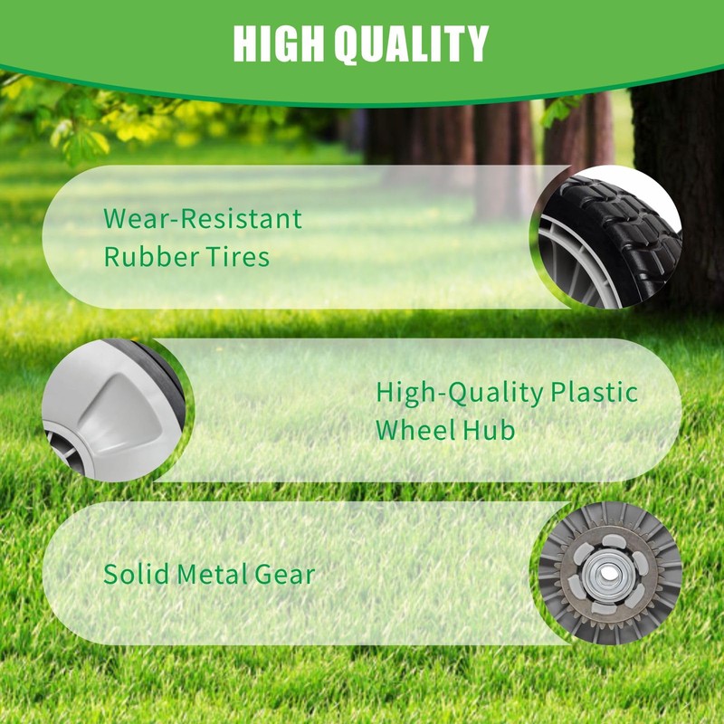 4 Pack HRR216 Lawn Mower Drive Wheels, 2 Back 42710-VE2-M02ZE