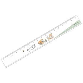 Kami 303157 Snoopy Slim Ruler 6.7 inches (17 cm) (DELICIOUS BREAD) Woodstock, Snoopy, Peanuts
