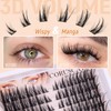 Natural Individual Eyelashes Manga Cluster Lashes Individual Cluster, Anime Eyelash