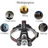 Unbranded Rechargeable LED Headlamp with 3 Heads – 18650 Battery