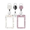 NEO+ 2 Pack Retractable Keychain, Retractable Lanyard, Keyring with 29.5”/75cm