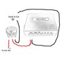 Dolphin Automotive Illuminated LED Round 3 Pin P Rocker ON/OFF