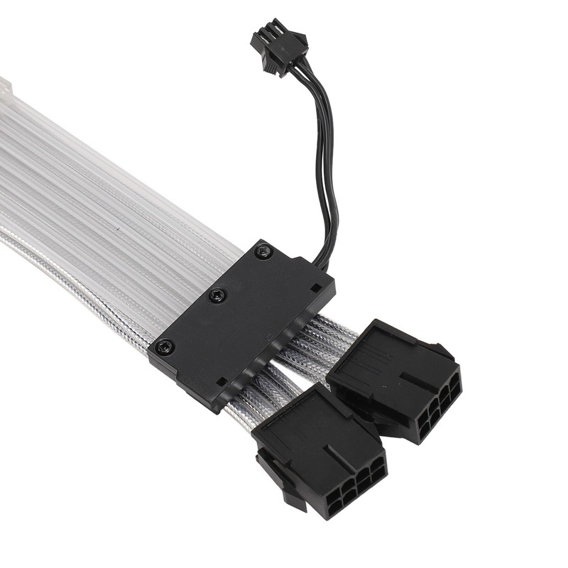 RGB PSU Cables ARGB GPU Power Supply Cable 2x8 Pin