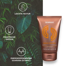 Sunmaxx TAN MAXXIMIZER Creme Caramel Tanning Lotion | Tanning Lotion | Caramel Aroma I Guarana Extract I Even Tan I Light Texture