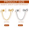 10pcs Magnetic Bracelet Clasps and Closures, Gold and Silver Magnetic