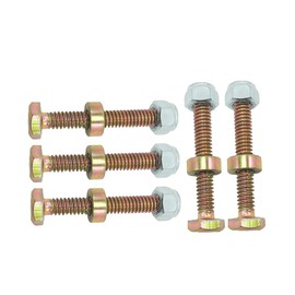 PAOSDKSUI 1501216MA 1501216 301172 Shear Pins Nuts and Spacers Kits fits Murray AYP Craftsman 722130 9524Ma 3943Ma 500026 Snow Throwers (5 Set)