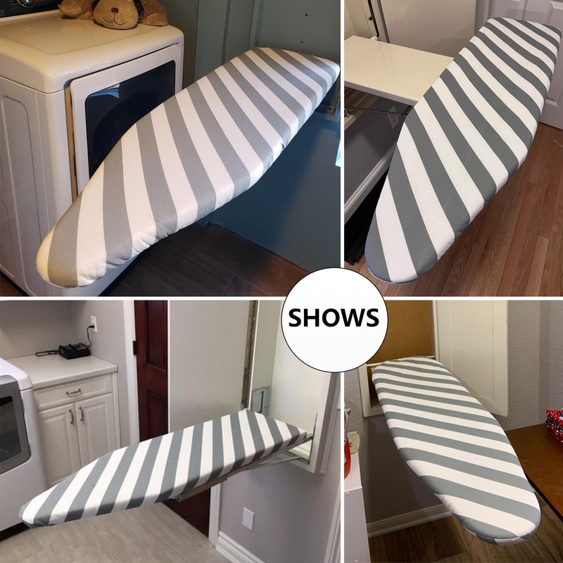 SheeChung Over The Door Ironing Board Cover 14x42 Inch,Thick Iron