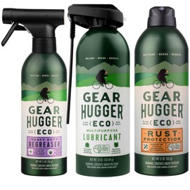 Gear Hugger Lubricant, Degreaser & Rust Remover - Eco-Friendly (11 oz, Pack of 3), Garage Door Lubricant Spray, Heavy Duty Oven Cleaner & Rust Protection - Plant-Based, No Petroleum, No PTFE, Green