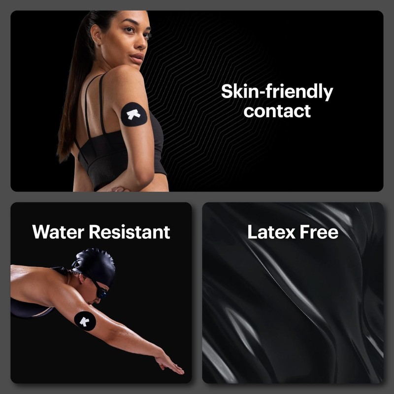 Ultrahuman Skins CGM Cover: Skin-Friendly, Water-Resistant, Latex-Free, 95% Cotton -