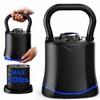 FitNexus Adjustable Kettlebell，6-in-1 Quick Change Adjustable Kettlebell Set (6.5-40 LBS)