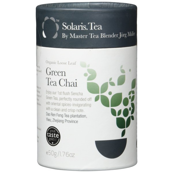 Solaris Tea Organic Sencha Green Tea Chai Loose Whole Leaf