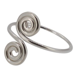 Touch Jewellery 925 Sterling Silver Coil Design Toe Ring