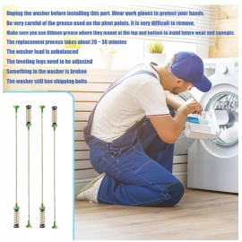 Unbranded 2023 Upgrade DC97-16350E Washer Suspension Rod 4pcs 26.2 DC97- 16350U SeeListing