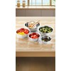 5-Piece Stainless Steel Mixing Bowl Set, Premium Nesting Design for