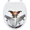 Elongated Toilet Seat Dog Jack Russel for Dog Lovers