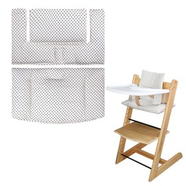 LLHQAMT For High Chair Cushion, Soft And Comfortable Baby Seat Cover With Cute Graphics, For Tripp Trapp Baby Cushion Makes Baby Sitting Safer And More Comfortable (Beige Little Star)