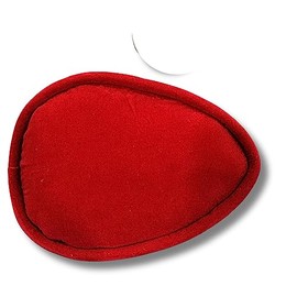 Velvet Cap for Men, Kids/African Wedding Hat, for Ocassions/Traditional Native Cap/Wool Kufi Hat, Foldable Hat (Red)