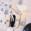 Christmas Nail Art Stickers 5D Snowflake Santa Claus Nail Sticker