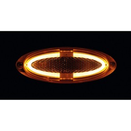 Luce Ingombro A 4 LED, Montaggio In Superficie, 12/24 V, Arancio