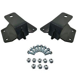BST BSSP 2 Inch Rear Axle Drop Hangers Lowering Kit Compatible with 1999-2006 Chevy Silverado 1500 GMC Sierra 1500 Pickup Truck 2WD only