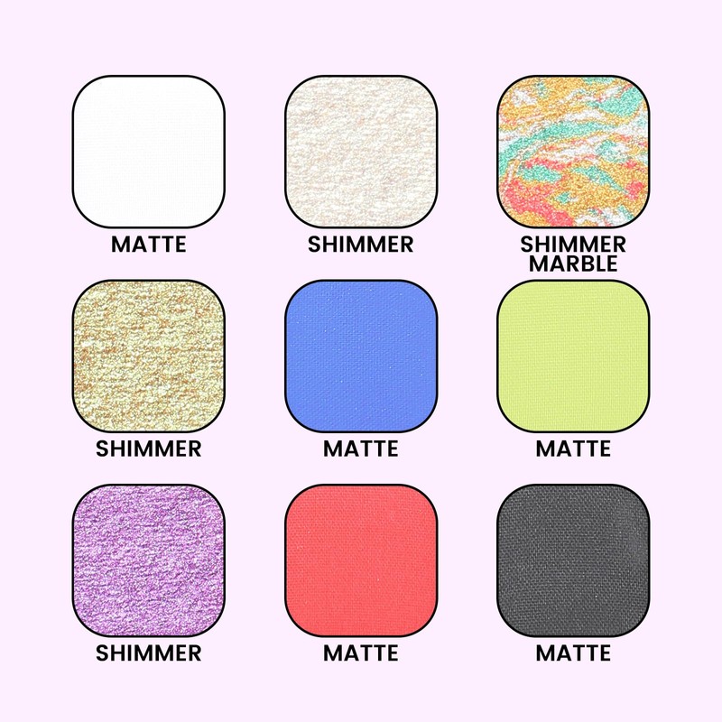 FOCALLURE Shimmer Matte Eyeshadow Palette,Smooth Mineral Eyeshadow Pigment,Easy to Create