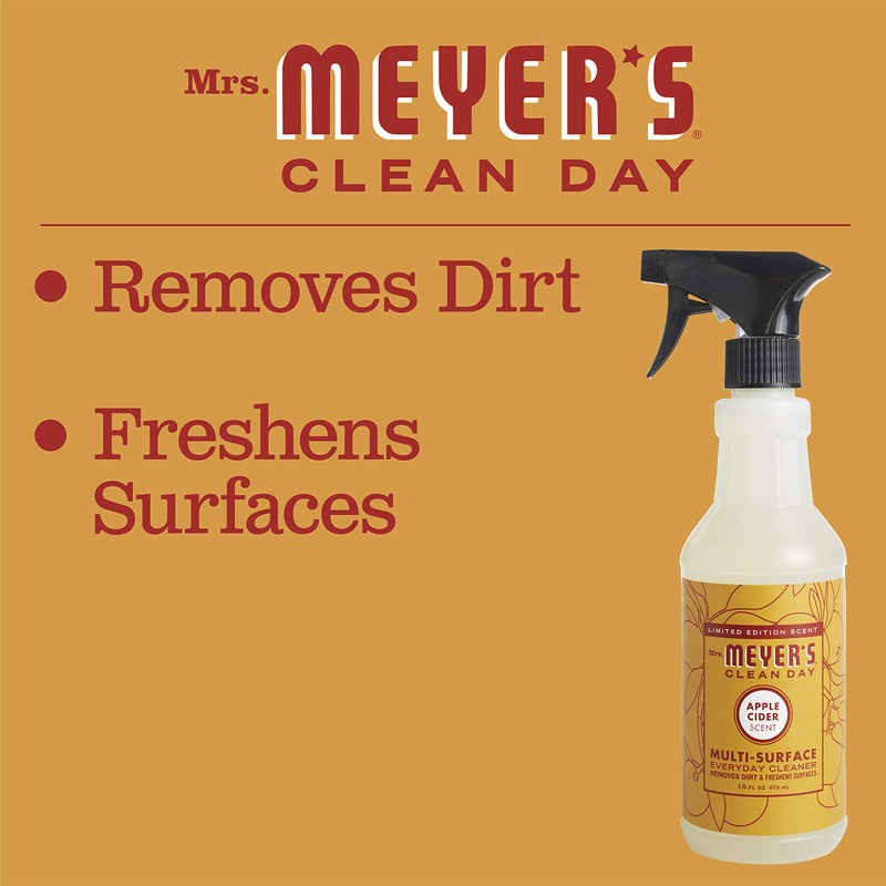 Mrs. Meyer's All-Purpose Cleaner Spray, Apple Cider, 16 Fl oz