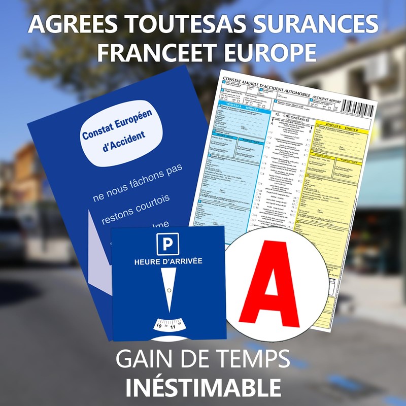 kinoco Starter Driver Set Parking Disc Blue + A Magnetic