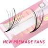 SEEDEW Eyelash Extensions Premade Fans, MIX8-15mm D Curl 0.07mm 12