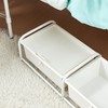 DormCo Suprima® Underbed Storage - Lidded 3 Section - White