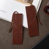 2 Pcs Wolf Lion Leather Bible Bookmark, Christian Bookmarks Gifts