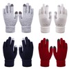 CENZICOM Winter Touch Screen Warm Gloves Fleece Lined Knit Gloves