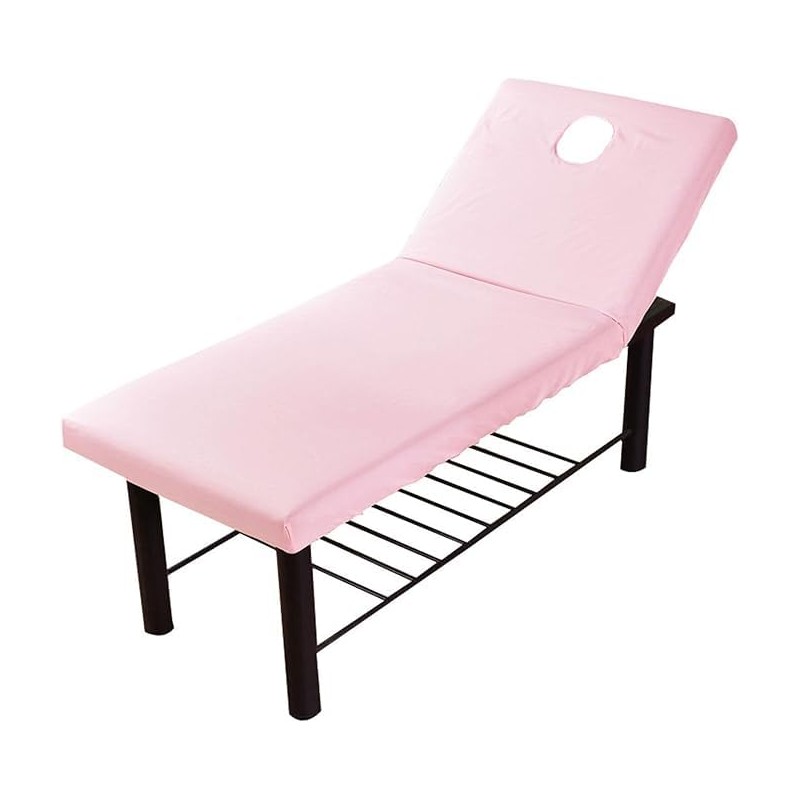 Yunzhou Massage Table Sheets, Massage Bed Cover with Face Hole,