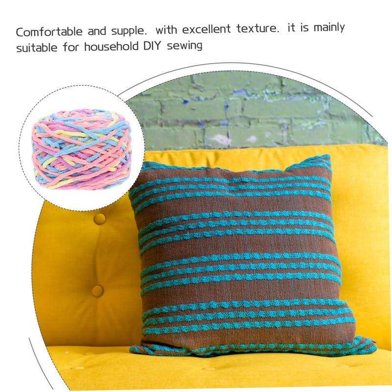 OHPHCALL 1 Roll Multi Function Crochet Yarn for Knitting Soft