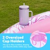 SLOOSH Inflatable Tanning Pool Lounger Float,72" x 65" Pool Floats
