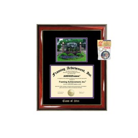 Diploma Frame Big Northwestern State University NSULA Graduation Gift Case Embossed Picture Frames Engraving Degree Graduate Bachelor Masters MBA PHD Doctorate School