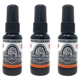 BluntPower (Michelle’s Best, 3 Pack) Concentrated Air Freshener - Premium Oil Based Air Freshener Spray For Home and Car - Long-Lasting Bathroom Spray, Car Freshener, & Odor Eliminator Spray