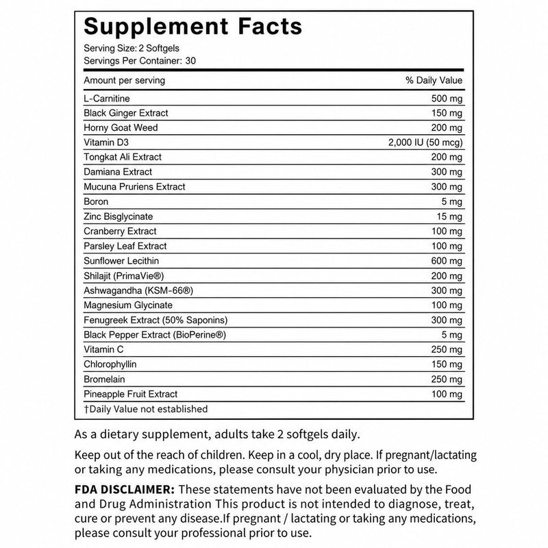 Lumeo Eros Gummies - 60 Gummies, Support for Active Men