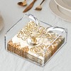 Amazing Abby Acrylic Cocktail Napkin Holder (5.0"x5.0"), Clear Plastic Napkin