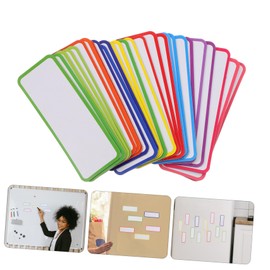 DOITOOL 27pcs Magnetic Dry Erase Labels Flexible Memo Tags for Whiteboards Lightweight Magnetic Stickers Easy to Write Wipe for Home Organization and Note Taking