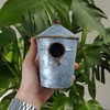 Small Nest Box for Birds Bird House Made of Zinc