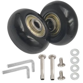 Bestookits Replacement Luggage Wheels 40x18mm Suitcase Wheels Repair Repair Set Wear-Resistant Trolley Casters for Trolley Bag, Inline Skate and Caster Board