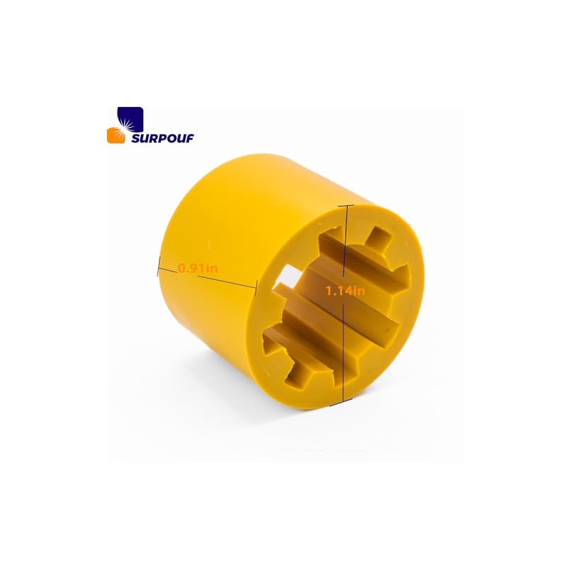 SURPOUF FR208-FS Flexible Vacuum Pump Coupler Sleeve Pump Sleeve, Flexible