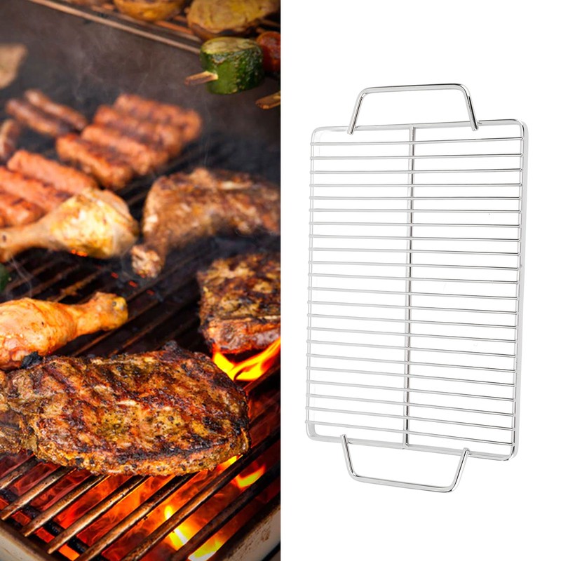 BBQ Grill Grate Stainless Steel Barbecue Wire Mesh Multifunction Cooking