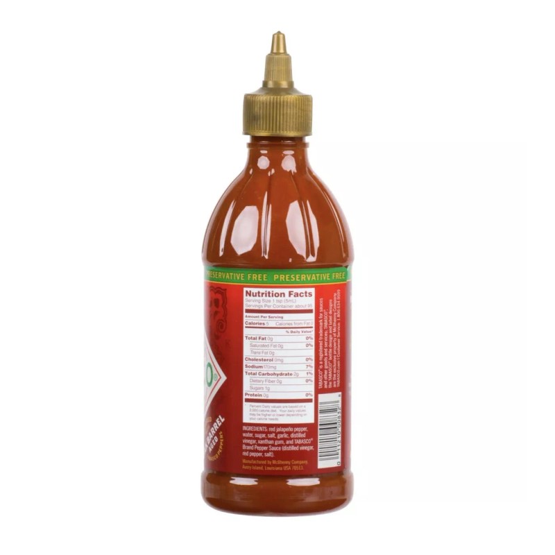 Tabasco **3 Pack**TABASCO 20 oz. Sriracha Hot Sauce, Non GMO~Total