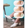 SATINIOR 8 Pairs Toe Topper Socks for Women, Mule Toe