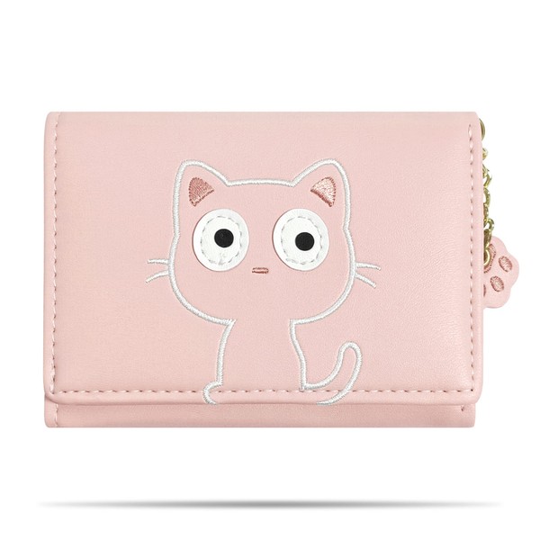 SNCCJ Cute Small Wallets for Women, Fashion Tri-folded Wallet for