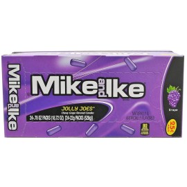 JustBorn Mike and Ike Jolly Joes Candies - 0.78-oz Box Case of 24